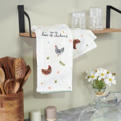 Show full view: Primitives By Kathy for The Love of Chickens Kitchen Towel slide 4 of 5