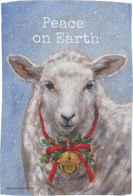 Show full view: Primitives By Kathy Peace On Earth Garden Flag slide 2 of 4