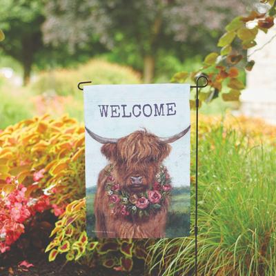 Show full view: Primitives By Kathy Floral Highland Garden Flag slide 4 of 4