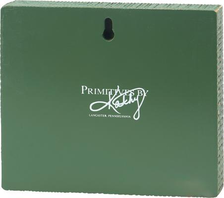 Show full view: Primitives By Kathy Snowy Highland Block Sign slide 2 of 2