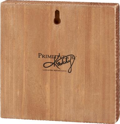Show full view: Primitives By Kathy Fall Highland Block Sign slide 2 of 3