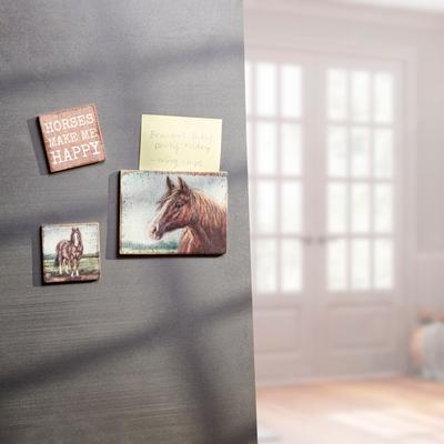 Show full view: Primitives By Kathy Horses Magnet Set slide 4 of 4