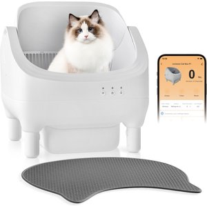 Coziwow Open-Top Smart Self Cleaning App Control Cat Litter Box, 23.8-lb bag