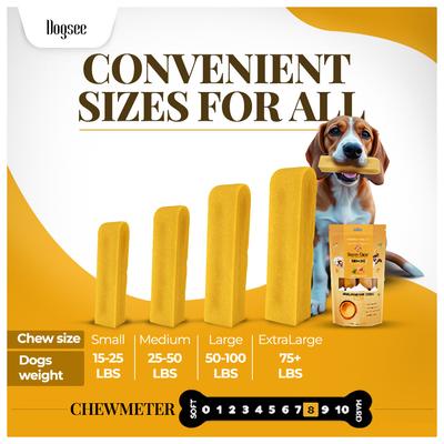 Show full view: Dogsee Himalayan Yak Cheese with Turmeric/Curcumin Dog Chew Treats, Small, 5 count slide 7 of 11