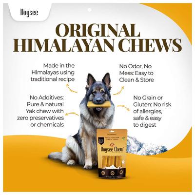 Show full view: Dogsee Original Himalayan Yak Cheese Small Natural Dog Chews, 13 count slide 9 of 10