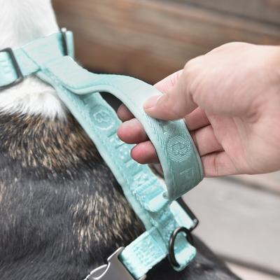 Show full view: Pet Marvel Adjustable Embroidered Stylish Dog Harness, Grey, Small: 19.75 to 22-in chest slide 4 of 9