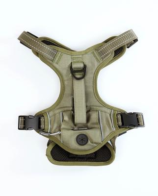 Show full view: Pet Marvel High-Perfomance Tactical Dog Harness with Poop Bag Holder, Army Green, Medium: 22 to 28.5-in chest slide 2 of 9