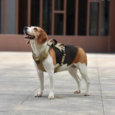 Show full view: Pet Marvel High-Perfomance Tactical Dog Harness with Poop Bag Holder, Brown, Small: 18.5 to 22-in chest slide 7 of 8