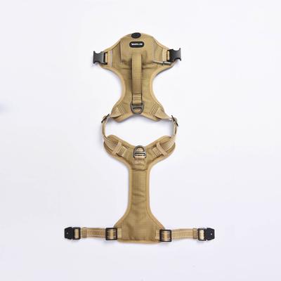 Show full view: Pet Marvel High-Perfomance Tactical Dog Harness with Poop Bag Holder, Brown, Small: 18.5 to 22-in chest slide 6 of 8