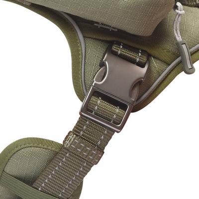 Show full view: Pet Marvel High-Perfomance Tactical Dog Harness with Backpack, Army Green, Small: 18.5 to 22-in chest slide 6 of 9