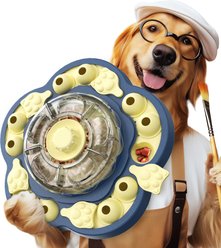 KADTC Sunflower 2 In 1 Puzzle Dog Toy, Blue