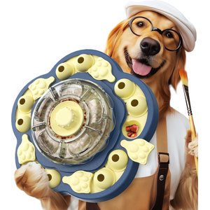 KADTC Sunflower 2 In 1 Puzzle Dog Toy, Blue
