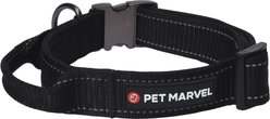 Pet Marvel High Performance Tactical Dog Collar with Handle, Black, Medium: 15 to 19-in neck, 1.25-in wide