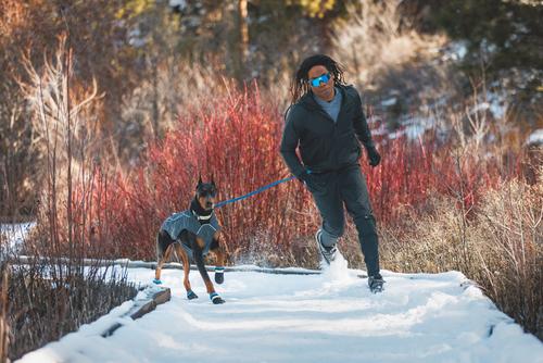 Show full view: Ruffwear Summit Trex Dog Boots, Obsidian Black, 1.75-in slide 6 of 9