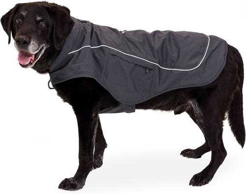 Show full view: Ruffwear Overcoat Fuse Dog Jacket, Basalt Gray, Small slide 9 of 10