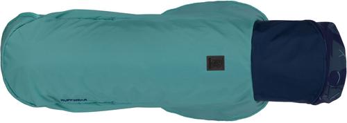 Show full view: Ruffwear Dirtbag Wearable Dog Towel, Aurora Teal, Small slide 2 of 9