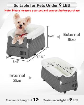 Petsfit Center Console Small Dog Car Booster Seat