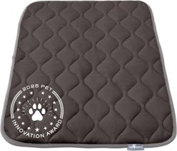 Paw Inspired Washable Padded Dog Crate Mat, Gray, 36-in