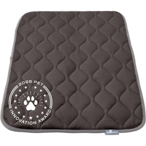 Paw Inspired Washable Padded Dog Crate Mat, Gray, 36-in