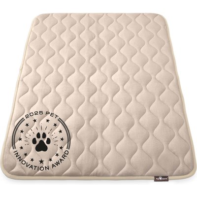 Paw Inspired Paw Inspired Washable Padded Dog Crate Mat, Tan, 48-in