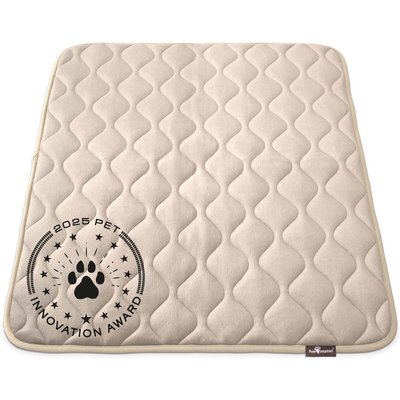 Paw Inspired Paw Inspired Washable Padded Dog Crate Mat, Tan, 42-in