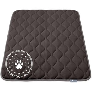 Paw Inspired Washable Padded Dog Crate Mat, Gray, 42-in