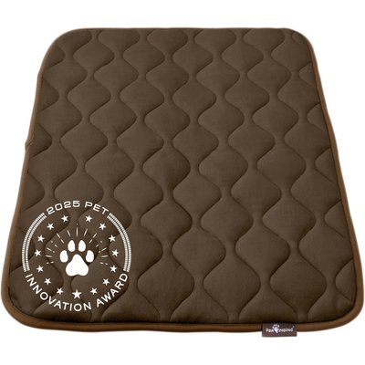 Paw Inspired Paw Inspired Washable Padded Dog Crate Mat, Dark Brown, 36-in