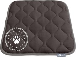 Paw Inspired Washable Padded Dog Crate Mat, Gray, 24-in