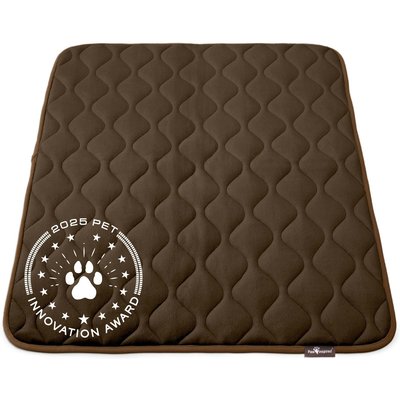Paw Inspired Paw Inspired Washable Padded Dog Crate Mat, Dark Brown, 42-in