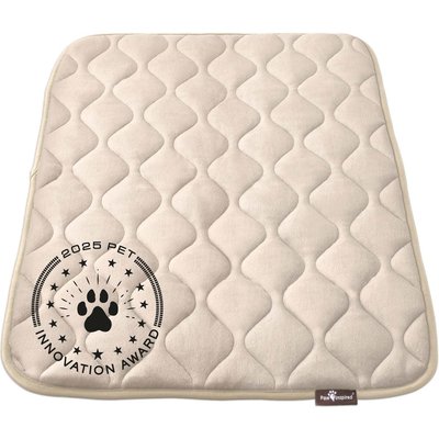 Paw Inspired Paw Inspired Washable Padded Dog Crate Mat, Tan, 36-in
