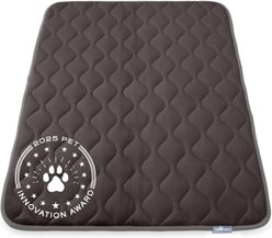 Paw Inspired Washable Padded Dog Crate Mat, Gray, 48-in
