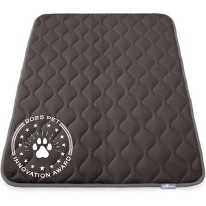 Paw Inspired Washable Padded Dog Crate Mat, Gray, 48-in