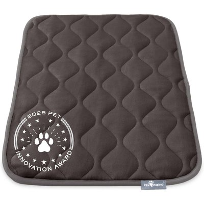 Paw Inspired Paw Inspired Washable Padded Dog Crate Mat, Gray, 30-in