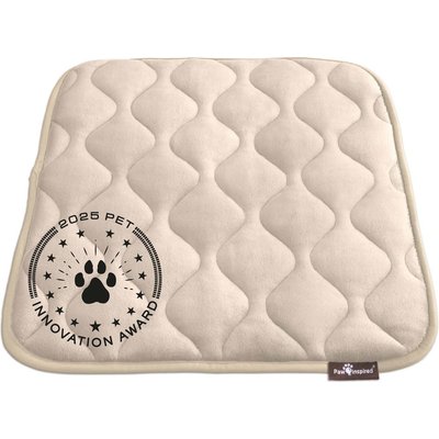 Paw Inspired Paw Inspired Washable Padded Dog Crate Mat, Tan, 24-in