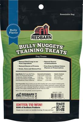 Show full view: Redbarn Naturals Bully Nuggets Dog Treats, 3.9-oz bag slide 4 of 9