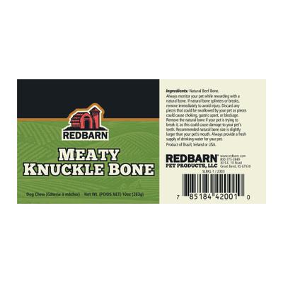 Show full view: Redbarn Naturals Meaty Knuckle Bones Dog Treats, 20 count slide 5 of 10