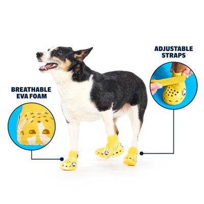 Show full view: BARK Dog Crocs, Yellow, Medium slide 2 of 9