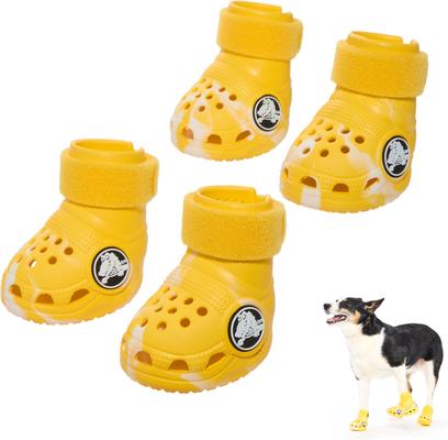 Show full view: BARK Dog Crocs, Yellow, Medium slide 6 of 9