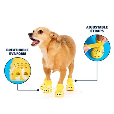 Show full view: BARK Dog Crocs, Yellow, Small slide 2 of 9