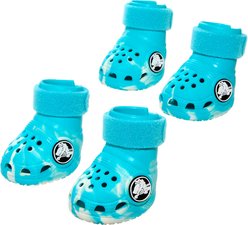 BARK Dog Crocs, Aqua, Small