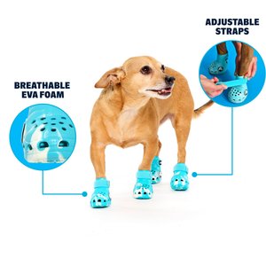 BARK Dog Crocs, Aqua, Small