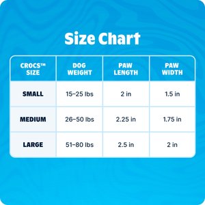 BARK Dog Crocs, Aqua, Small