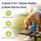 Show in main carousel: PawsPik Travel 3-in-1 Dog Water Bottle & Bowl Set, Blue slide 2 of 11