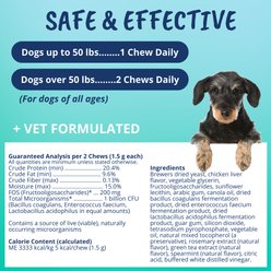 Under the Weather Probiotic Soft Chews Dog Supplement, 60 count slide 2 of 7