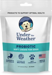 Under the Weather Probiotic Soft Chews Dog Supplement, 60 count