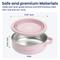 Show in main carousel: PawsPik 2-in-1 18/8 Stainless Steel & Silicone Dog & Cat Travel Bowl, Cherry Blossom Pink slide 8 of 11