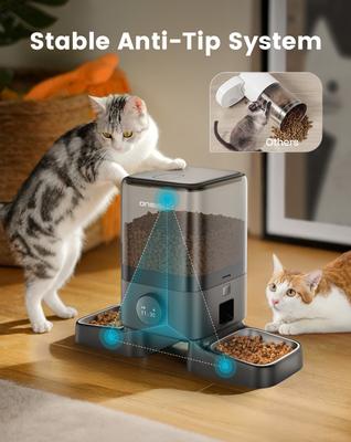 Show full view: OneIsAll PF09 Automatic Cat Feeder, 20-cup slide 9 of 12