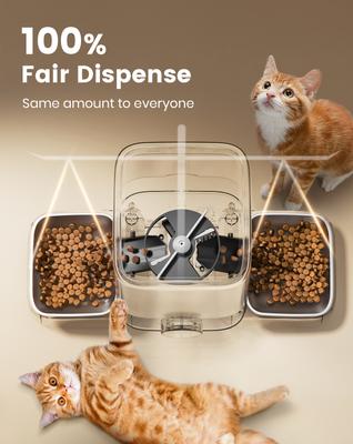 Show full view: OneIsAll PF09 Automatic Cat Feeder, 20-cup slide 6 of 12