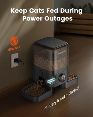 Show full view: OneIsAll PF09 Automatic Cat Feeder, 20-cup slide 8 of 12