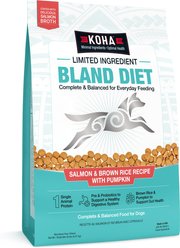KOHA Sensitive Stomach Limited Ingredient Bland Diet Salmon, Brown Rice & Pumpkin Dry Dog Food Food, 20-lb bag